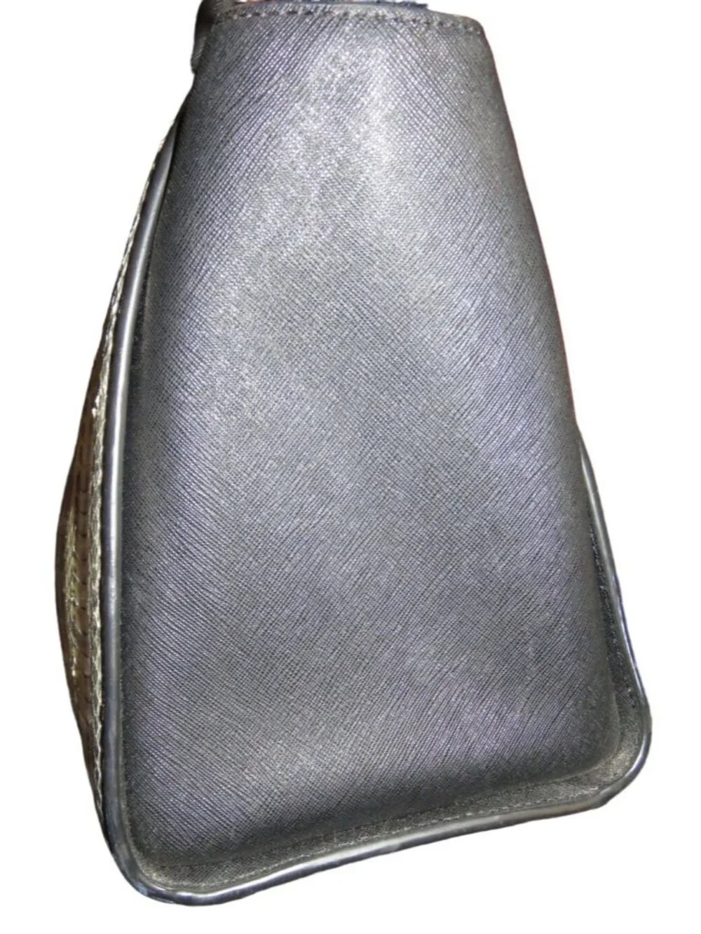 Michael Kors Selma Black & White Python Embossed Leather Tote